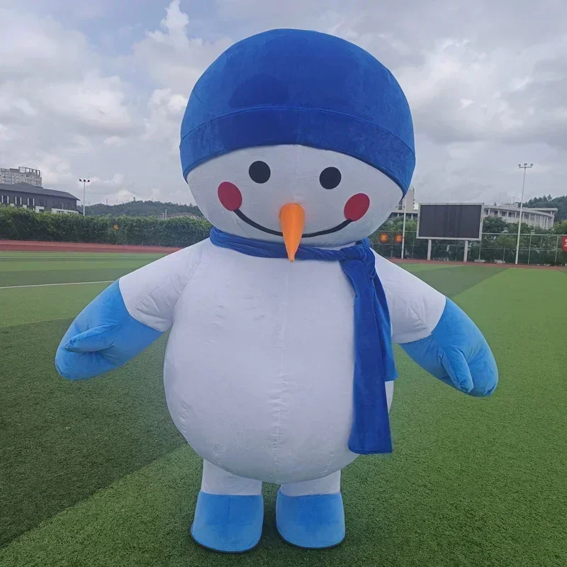 Suits - Opblaasbaar Sneeuwpop Mascottekostuum Kerstfeest Cosplay Outfit