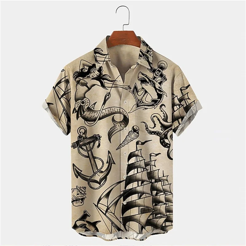 Heren zomerhemd met revers en  - Vintage Hawaiian Floral Shirt recensie en prijs