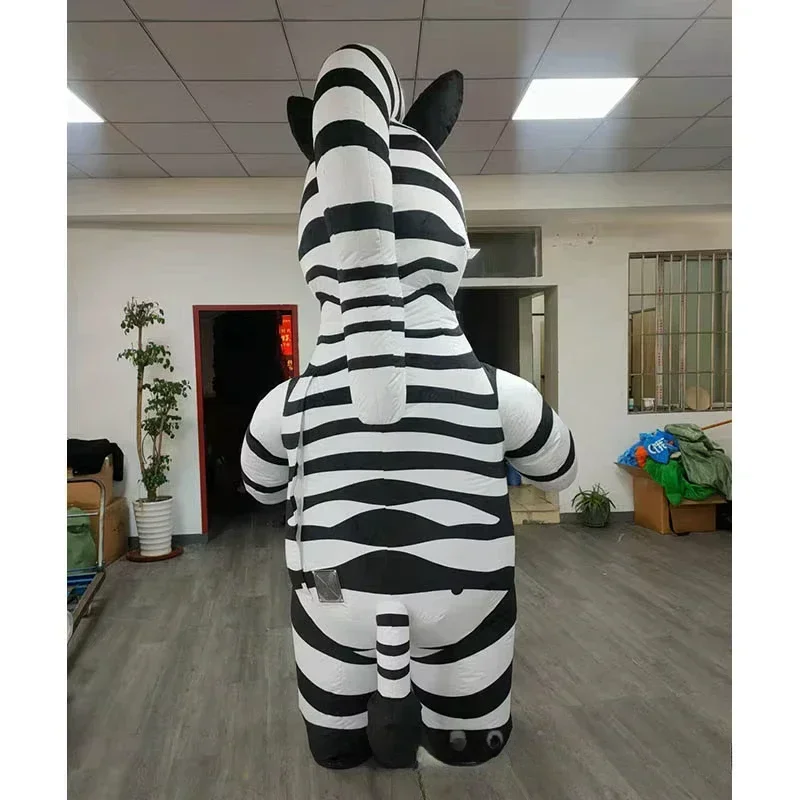 Opblaasbaar Zebra Mascottekost - Suits recensie en prijs