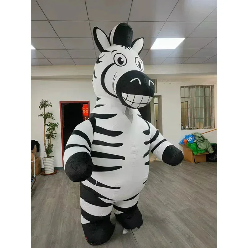 Opblaasbaar Zebra Mascottekost - Suits recensie en prijs