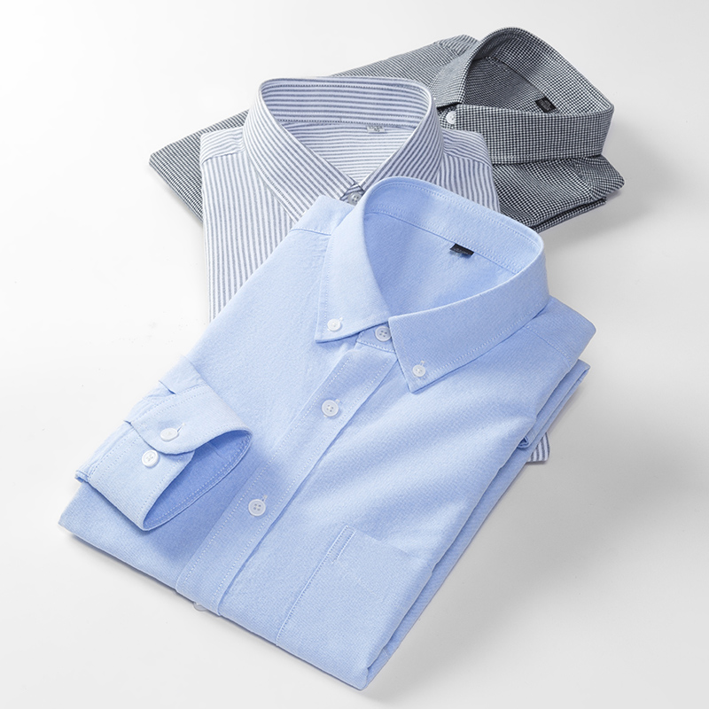 Lente Nieuwe Mannen Oxford Shi - Oxford Cotton Casual Shirt Business recensie en prijs